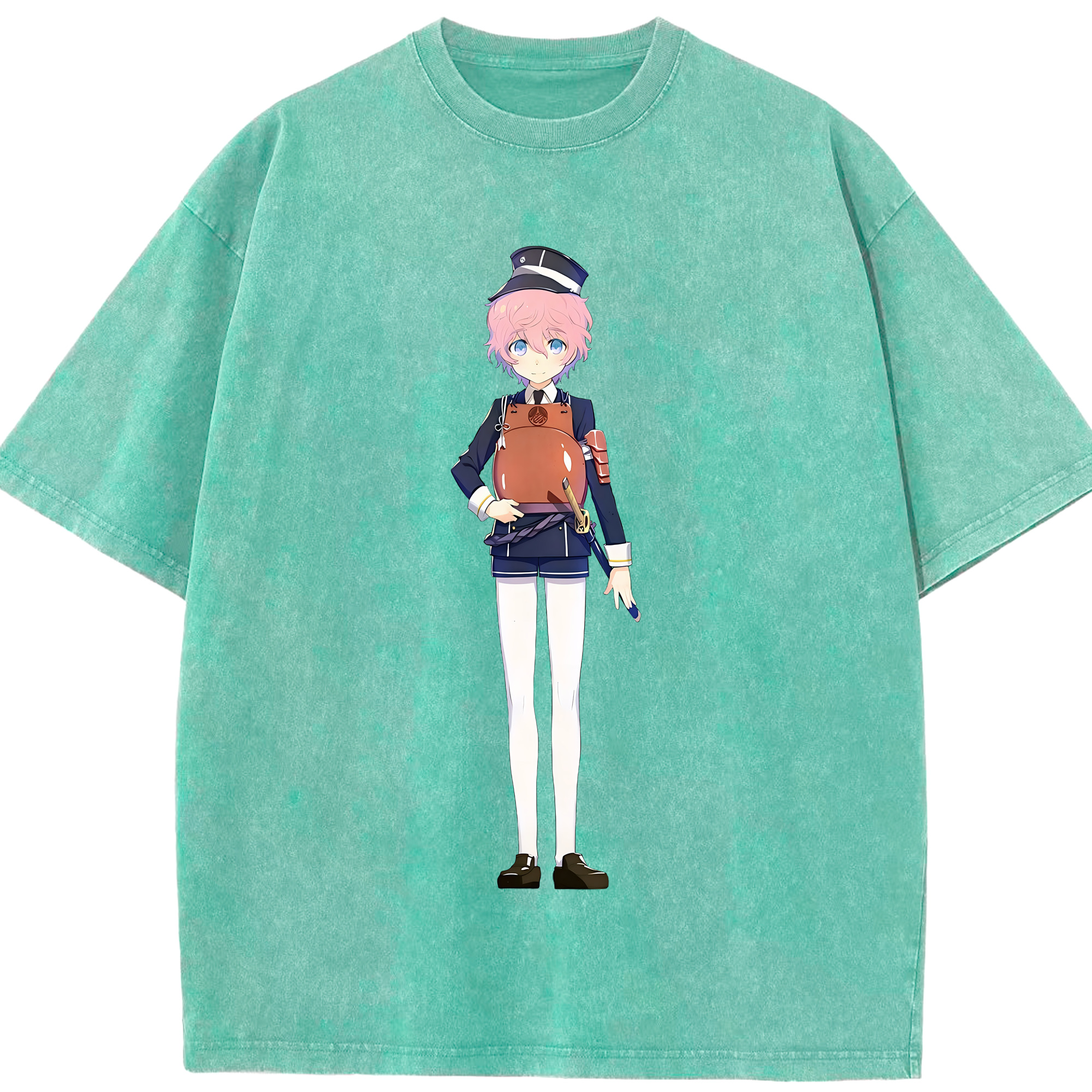 （画像用） 刀剣乱舞 Touken Ranbu 綿100% ヴィンテージ風 半袖Tシャツ（フロントプリント）